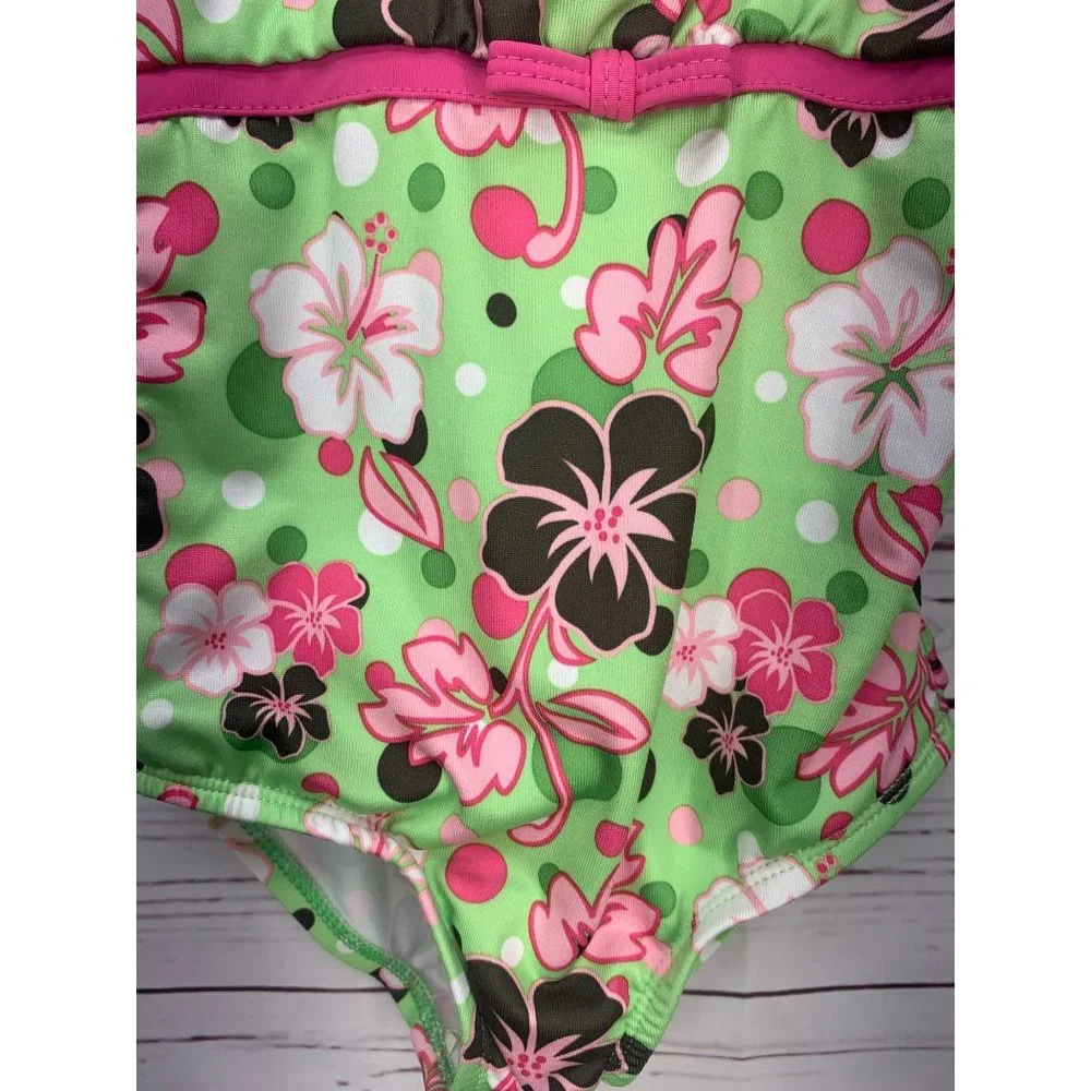 Penelope Mack 24 Month Hawaiian Floral Swimsuit bathing suit one piece‎
